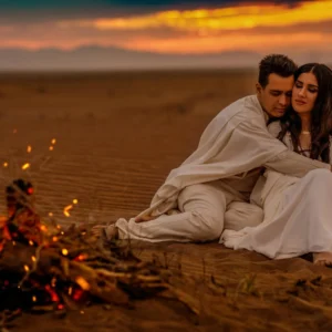 Couple Dinner in Desert